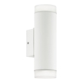 Eglo - Luz de parede LED de exterior 2xGU10/5W IP44
