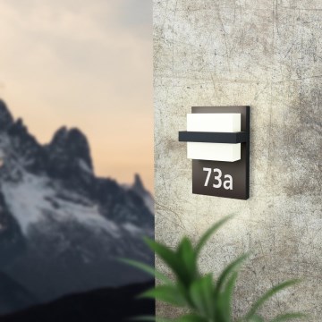 Eglo - Luz de parede LED de exterior LED/10W/230V IP44