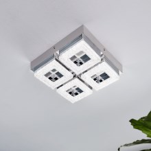 Eglo - Luz de teto de cristal LED 4xLED/4W/230V