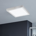 Eglo - Luz de teto LED 1xLED/25W/230V prata angular