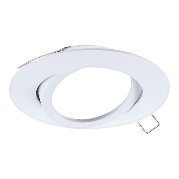 Eglo - Luz embutida 1xGU10/50W/230V branco