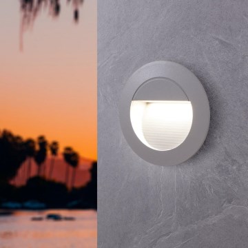 Eglo - Luz LED para exterior ZIMBA 1xLED/2,5W/230V IP65