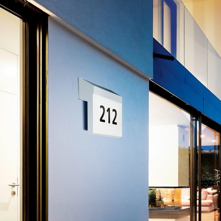 Eglo - Número de casa solar LED/2W/3,7V 2000 mAh IP44