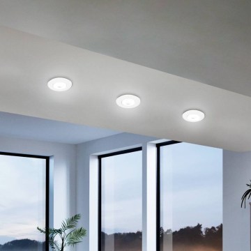 Eglo - Pack de 3 spots LED RGBW encastráveis dimerizáveis LED/4,7W/230V 2700-6500K branco