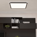 Eglo - Painel LED de sobrepor LED/32,5W/230V 2700/4000/6500K 60x60 cm preto