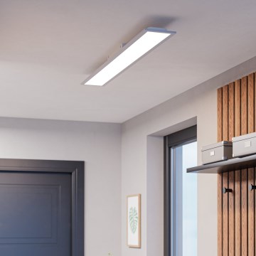 Eglo - Painel LED dimerizável de sobrepor 28,3W/230V 2700-6500K 120x15 cm branco + controlo remoto