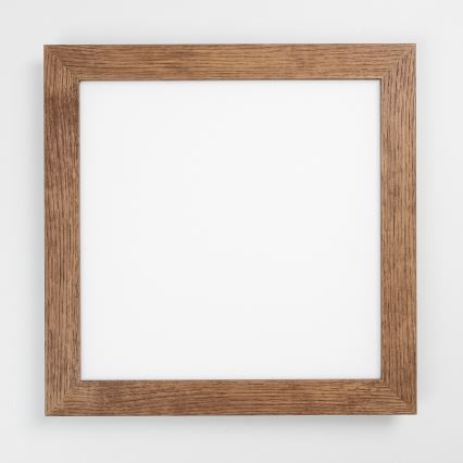 Eglo - Painel LED de embutir dimmerizável SALOBRENA 2 WOOD LED/25W/230V 4000K 49,5x49,5 cm castanho escuro