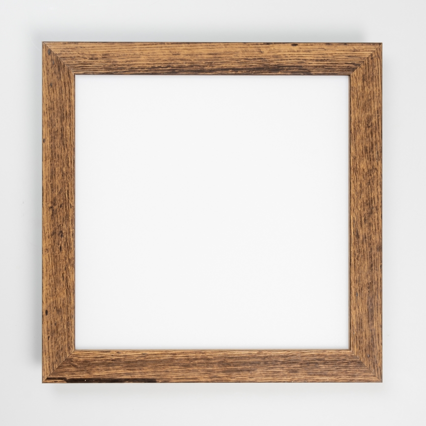 Eglo - Painel LED embutido regulável POZZALLO WOOD LED/21W/230V 2700-6500K 49,5x49,5 cm castanho + comando à distância