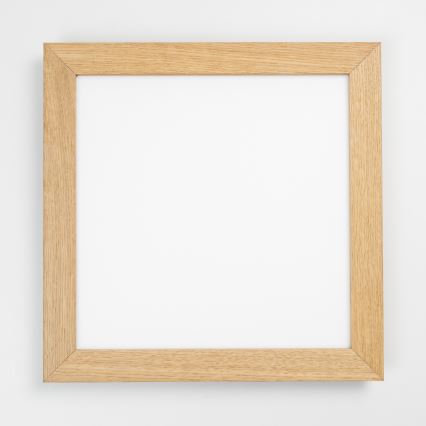 Eglo - Painel LED RGB dimerizável sobreposto SALOBRENA-C WOOD LED/40W/230V 2700-6500K 49,5x49,5 cm castanho + controlo remoto