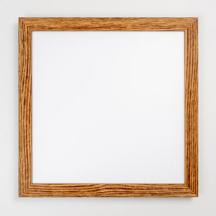 Eglo - Painel LED RGBW embutido dimmerizável SALOBRENA-C WOOD LED/34W/230V 2700-6500K 64x64 cm castanho + comando à distância