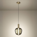 Eglo - Pendente LED dimerizável em cabo LED/6W/230V + LED/1,6W 2200-6500K Ø 25 cm dourado
