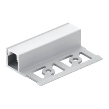 Eglo - Perfil integrado para tiras LED 13x13x1000 mm branco