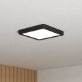 Eglo - Plafon de tecto para casa de banho LED/10,5W/230V 2700/4000/6500K 22x22 cm IP44 preto