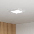 Eglo - Plafon LED de teto para banheiro, 10,5 W/230 V, 22 x 22 cm, IP44, branco