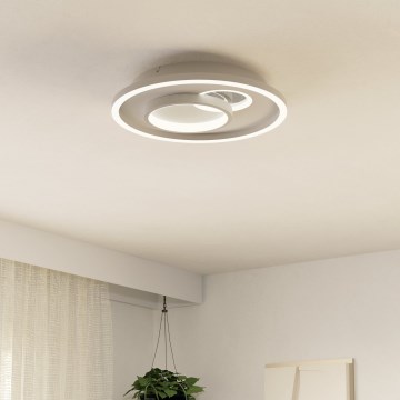 Eglo - Plafon LED, LED/14W/230V + LED/8,5W, Ø 38 cm, branco