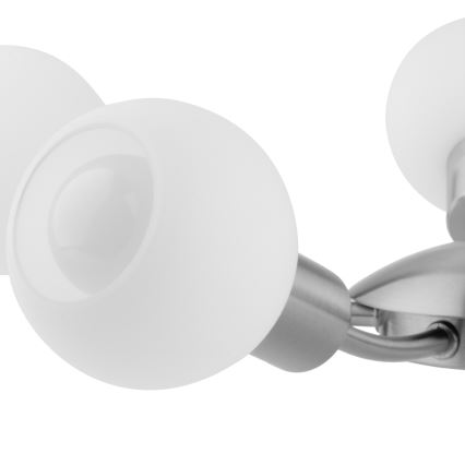 Eglo - Plafon LED MY CHOICE 5xE14/4W/230V cromo mate/branco