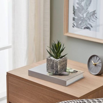Eglo - Planta artificial em vaso 13x9,5 cm suculenta