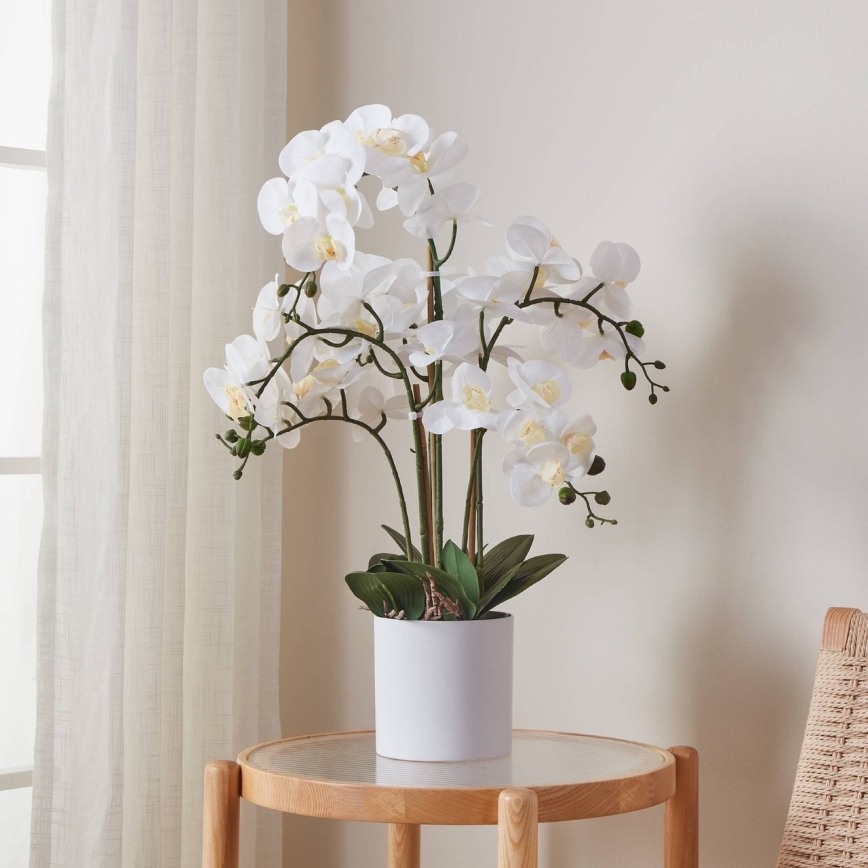 Eglo - Planta artificial em vaso 65x50 cm orquídea