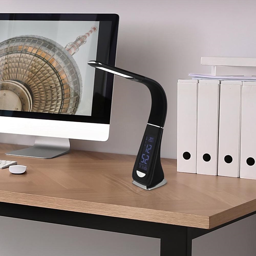 Eglo - Regulação Candeeiro de mesa LED LED/3,2W/230V preto antigo