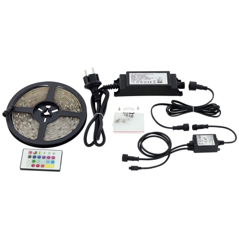 Eglo - RGB Tira LED com regulação LED/20W/230V IP44 + controlo remoto