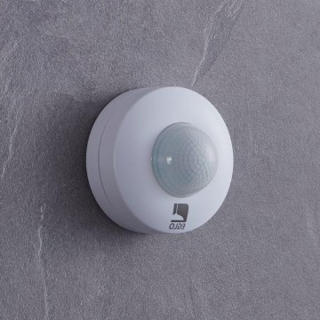 Eglo - Sensor de movimento e crepuscular para exterior 12 m branco IP44