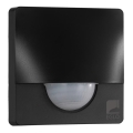 Eglo - Sensor exterior de movimento e crepuscular, 12 m, preto, IP44