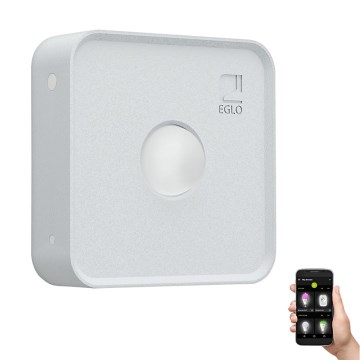 Eglo - Sensor exterior de movimento e crepúsculo CONNECT SENSOR 12 m 3xAA branco IP44