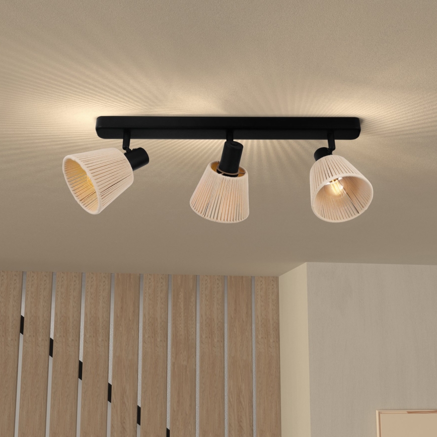 Eglo - Spot 3xE14/40W/230V bege/preto