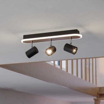 Eglo - Spot LED/20W/230V castanho/preto