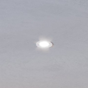 Eglo - Spot LED de embutir para casa de banho 1x GU10/4,5W/230V IP44, branco