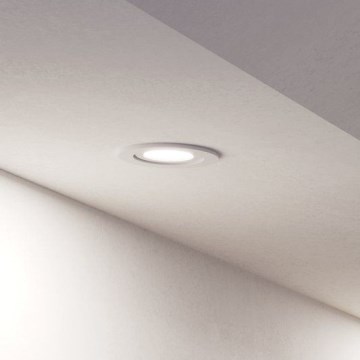 Eglo - Spot LED encastrado para casa de banho 1xGU10/4,5W/230V IP44 branco