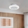 Eglo - Ventilador de teto LED dimerizável 3xLED/12,6W/230V 2700-6500K Ø 55 cm branco + comando à distância