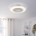 Eglo - Ventilador de teto LED dimerizável 3xLED/12,6W/230V 2700-6500K Ø 55 cm branco + comando remoto