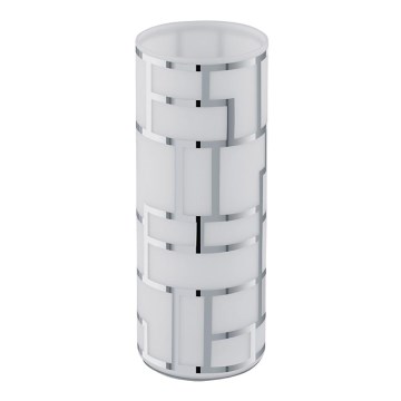 Eglo - Vidro de substituição para candeeiro e lâmpada BAYMAN branco/cromado brilhante