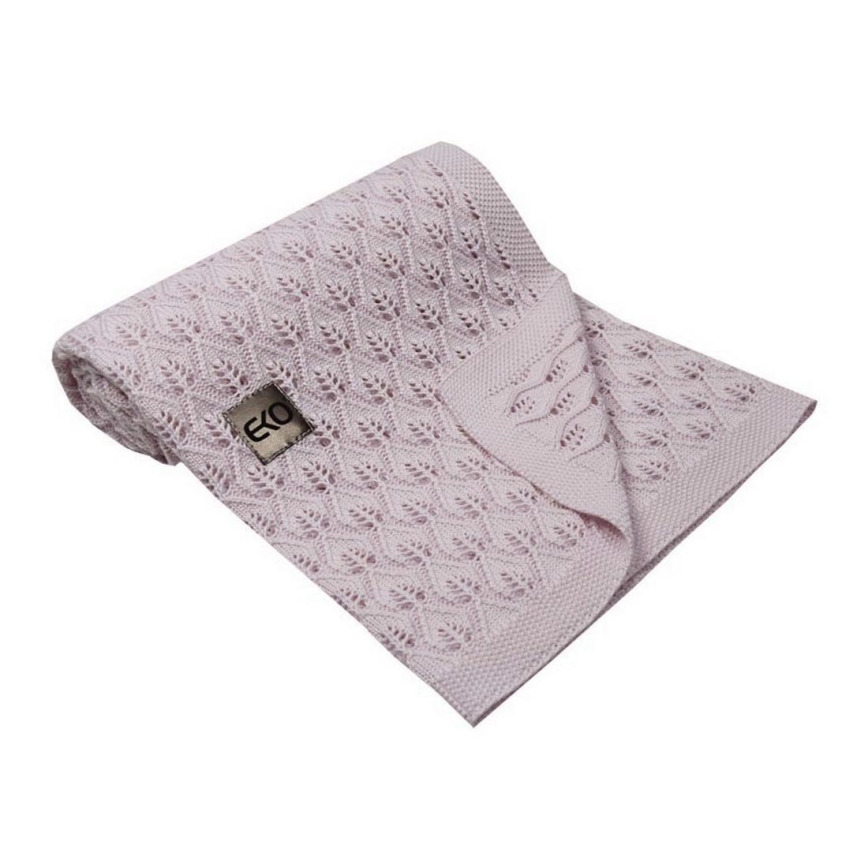 EKO - Manta de bambu ROSE 80x100 cm rosa