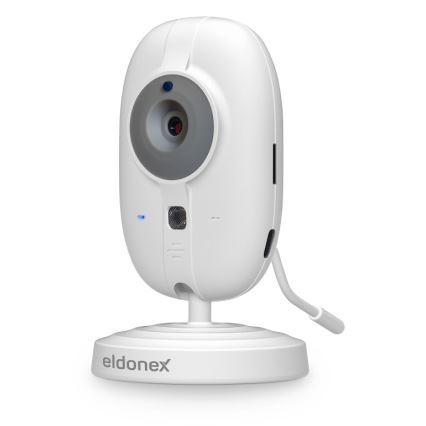 ELDONEX EBM-1010-WH - Babá eletrônica infantil com monitor 5V/2000 mAh