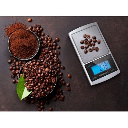 ELDONEX EKS-4040-SL - Balança de alta precisão 2xCR2032 prateado