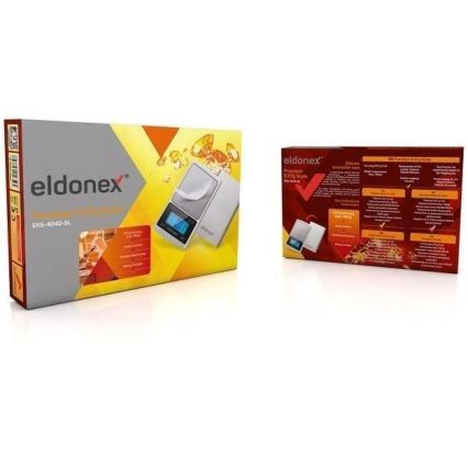 ELDONEX EKS-4040-SL - Balança de alta precisão 2xCR2032 prateado