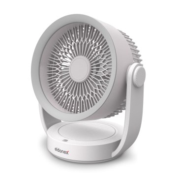 ELDONEX ESF-1010-WH - Ventilador de mesa recarregável 9W/5V 4000 mAh branco