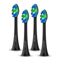 ELDONEX ETB-0001-BK - Pack de 4 cabeças de substituição Standard para escova SonicPro preta
