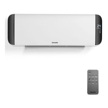 Elemento de aquecimento 1000W/2000W/230V + controlo remoto