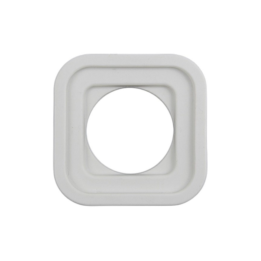 Elhard - Moldura retro simples em cerâmica, branca