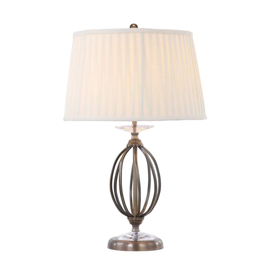 Elstead - Candeeiro de mesa AEGEAN 1xE27/60W/230V bronze