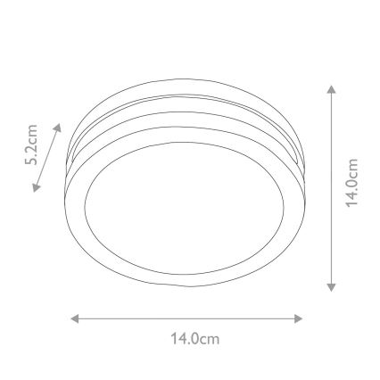 Elstead - Iluminação de parede exterior LED ANO 1xGX53/9W/230V IP54