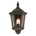 Elstead - Aplique de parede para exterior MEDSTEAD 1xE27/60W/230V IP44 preto