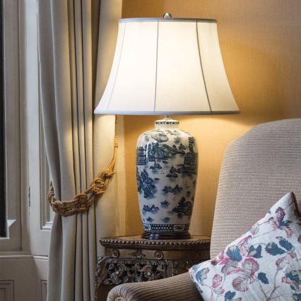 Elstead - Candeeiro de mesa AZUL TRADITIONAL 1xE27/60W/230V