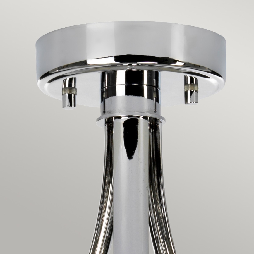 Elstead - Candelabro suspenso para casa de banho LED FALMOUTH 1xG9/3W/230V IP44 preto/cromado brilhante