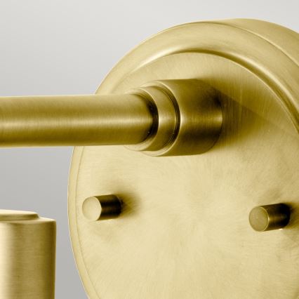 Elstead BATH-MORVAH1-BB - Iluminação de parede de casa de banho MORVAH 1xE27/60W/230V IP44 dourada