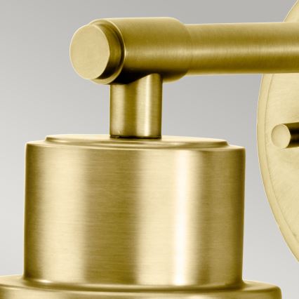 Elstead BATH-MORVAH1-BB - Iluminação de parede de casa de banho MORVAH 1xE27/60W/230V IP44 dourada