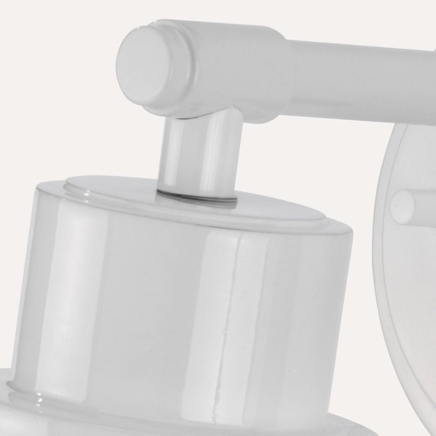 Elstead BATH-MORVAH1-W - Iluminação de parede de casa de banho MORVAH 1xE27/60W/230V IP44 branca